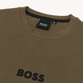 HB Printed tshirt-camel brown